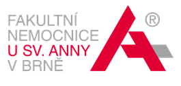 červené logo nemocnice u svaté anny