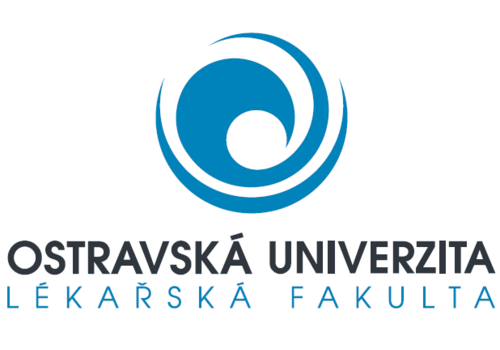 Modré logo ostravské univerzity